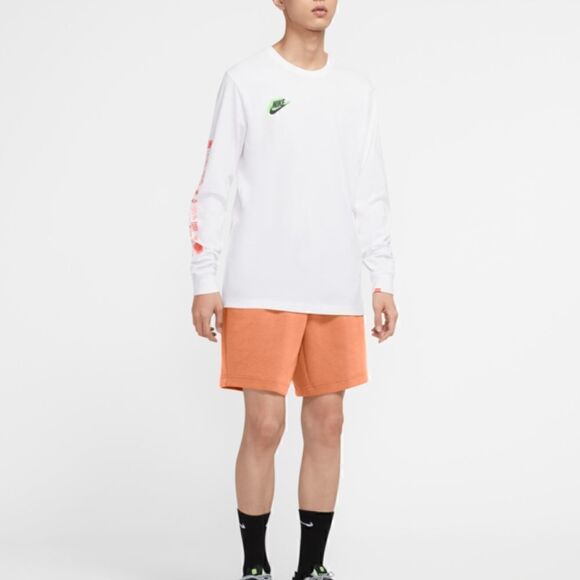 Nike Tech Pack Fleece Mens Shorts Orange Black New CU4503-835 Zipper Pocket NSW - Picture 3 of 6